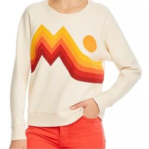 MOTHER The Square Over Mountain Through Wood Sweatshirt